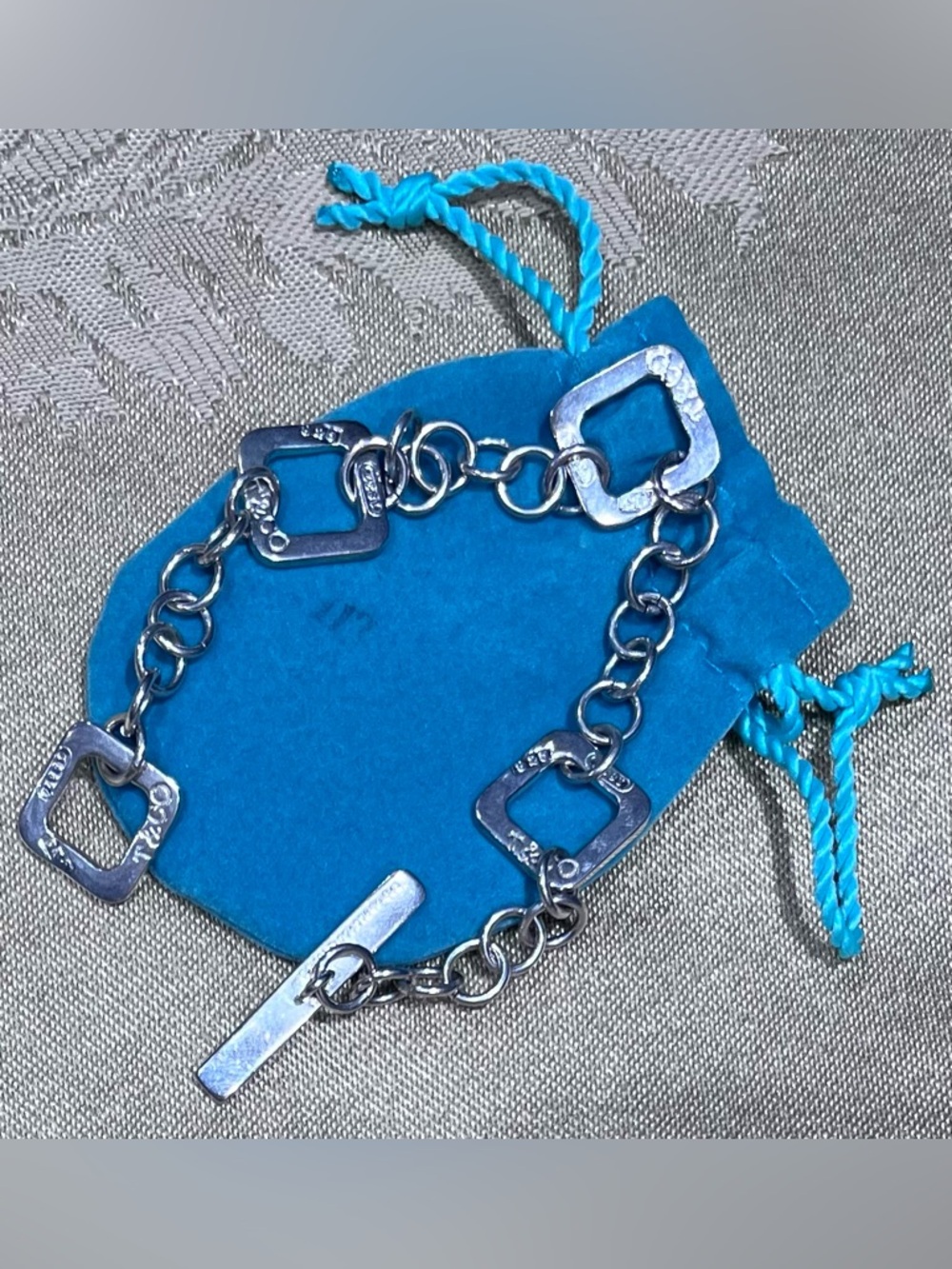 Tiffany Inspired Bracelet & Square Links